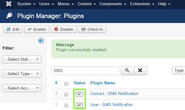 Install iSMS with Joomla Malaysia