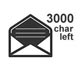 SMS Up to 3000 characters