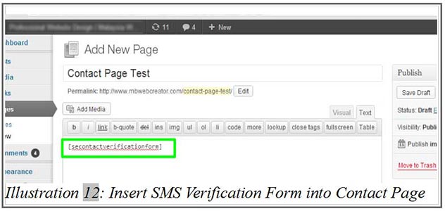 SMS Verification with Wordpress