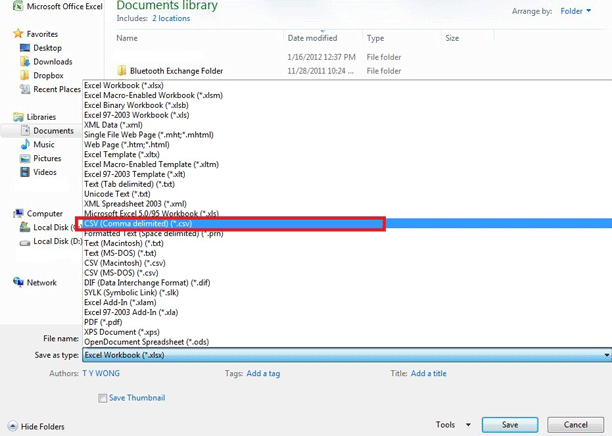 Bulk SMS End User Guide How to Create CSV File in Excel